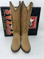 New Women’s Brown Texas Brand Cowboy Boots. 4906 6.5 6 1/2 M. 19-76