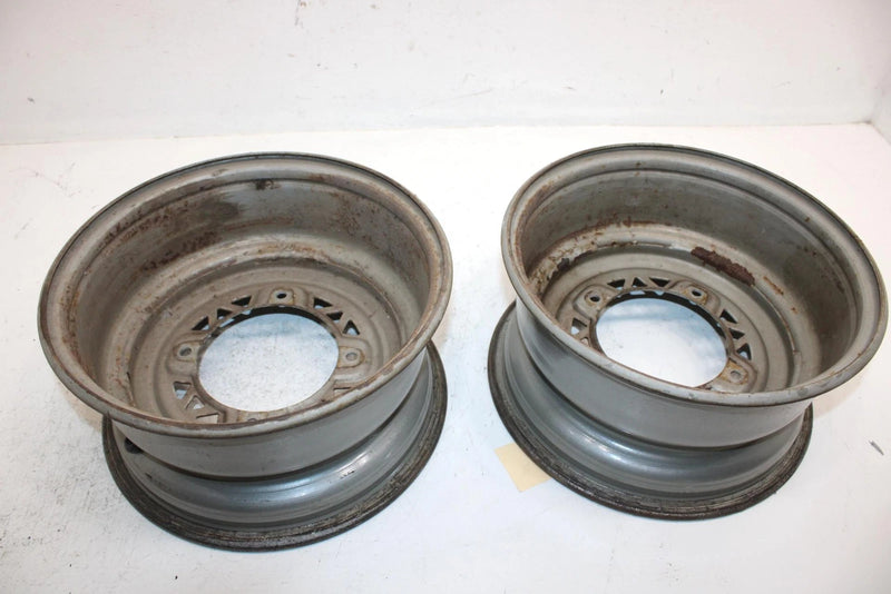 2001 Polaris Magnum 325 Oem Front Wheel Rim Pair 1523448-067 AP98