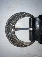 New Black Genuine Leather Braided 38” Belt #8840/01 Z-108