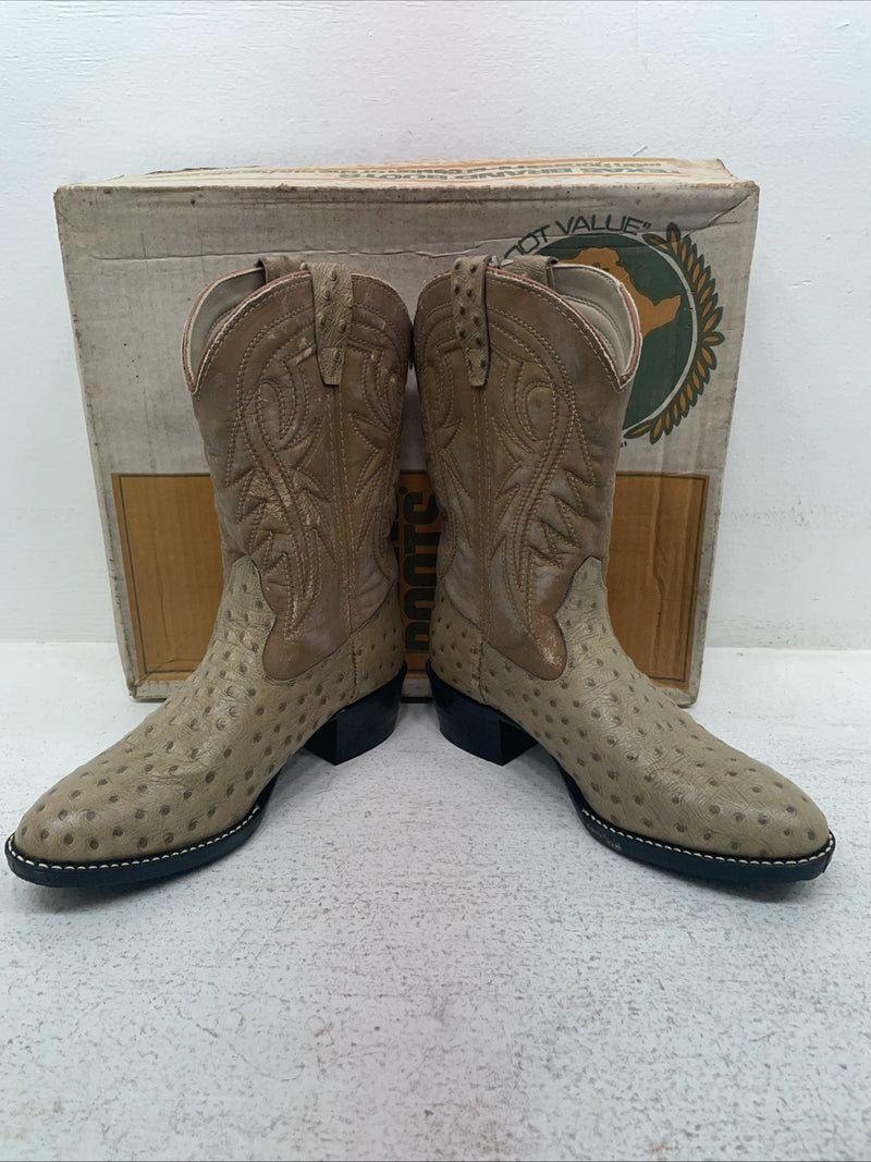 New Men’s Tan Texas Brand Cowboy Boots. 2488 6 D. 3-144