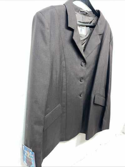 New Women’s Comfort Riders Brown Hunt Meister Riding Coat 22R V-603