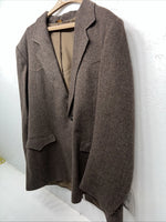 New Men’s Pioneer Wear Brown Suit Jacket 48 #12580 T-608