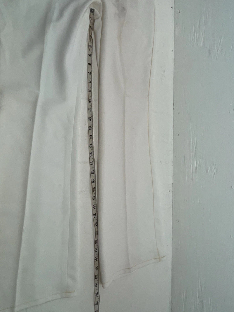 New Vintage White Lee Polyester Pants #2610810 VV-32