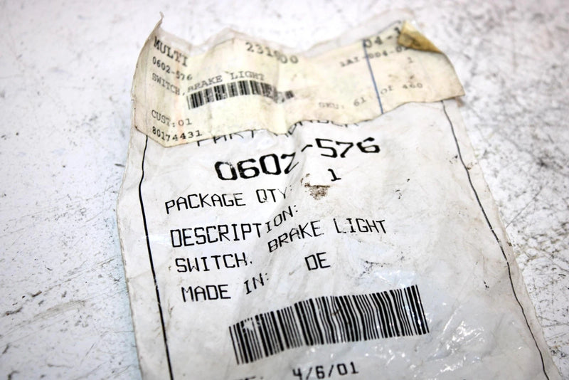 93 Arctic Cat Thundercat Oem NOS Brake Light Switch 0602-576 SAS7