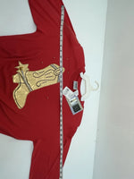 New Women’s Red Wrangler Long Sleeve Shirt S #75500AB 3B-26