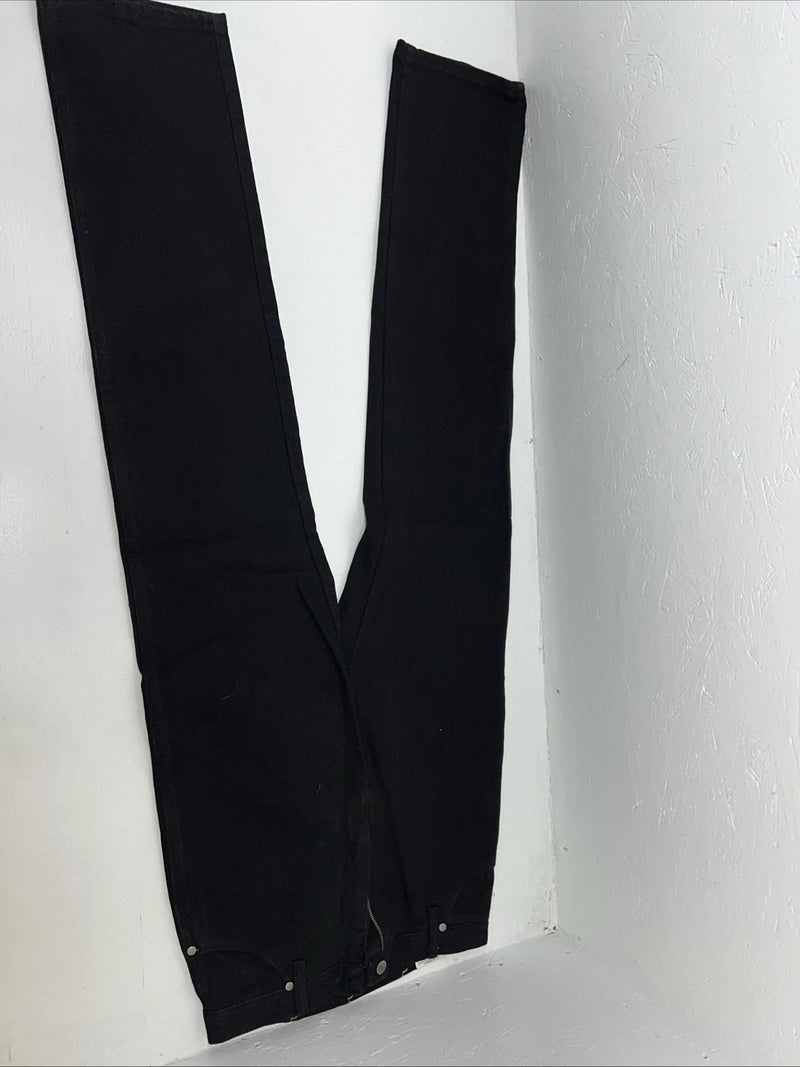 New Men’s Black Wrangler Cowboy Cut Denim Jeans. 11x36 J-5