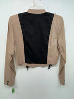 New Women’s Brown With Fringe 1849 Authentic Ranchwear  Button Up 3B-111
