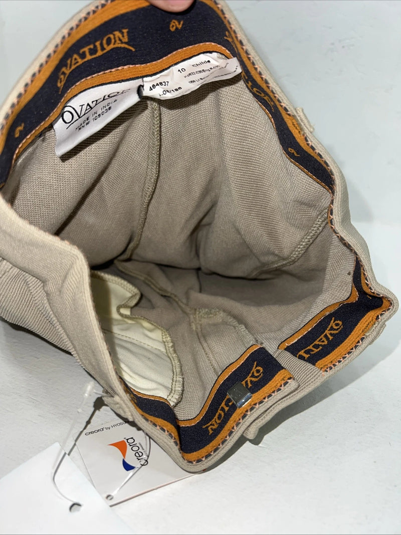 New Children’s Tan Ovation Low Rise English Breeches. 10 464837 C-52