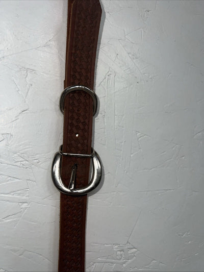 New Saddle king Brown Leather Men’s Suspenders 3C-25