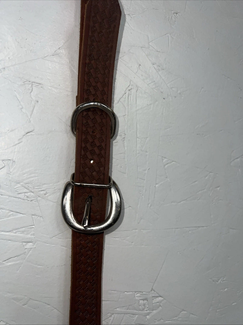 New Saddle king Brown Leather Men’s Suspenders 3C-25