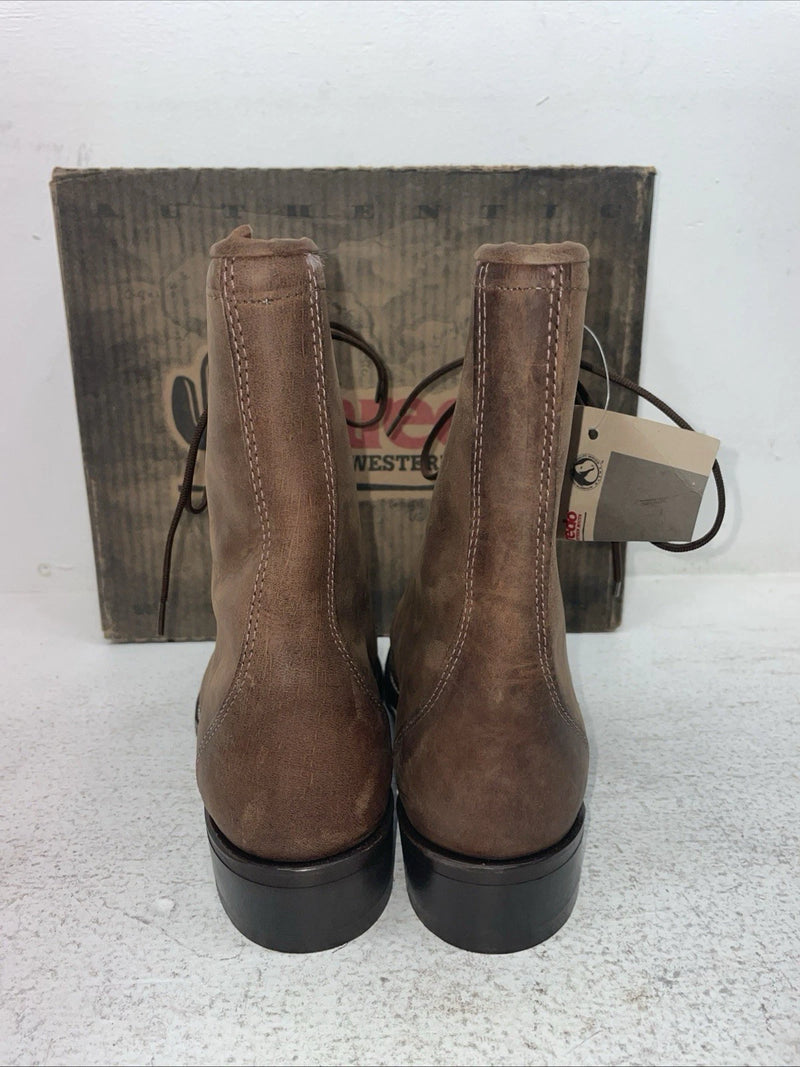 New Men’s Brown Lace Up Laredo Cowboy Boots. 1225 8 E E. 1-85