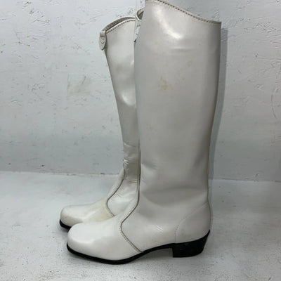 New Woman’s White Dingo Cowboy Boots. 7631 7 M. 18-38