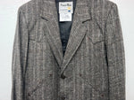 New Women’s Pioneer Wear Gray Short Suit Jacket 38 #12555 W-605