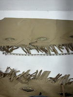 NOS Tan Show Chaps With Fringe Adjustable Waist 38 L-43