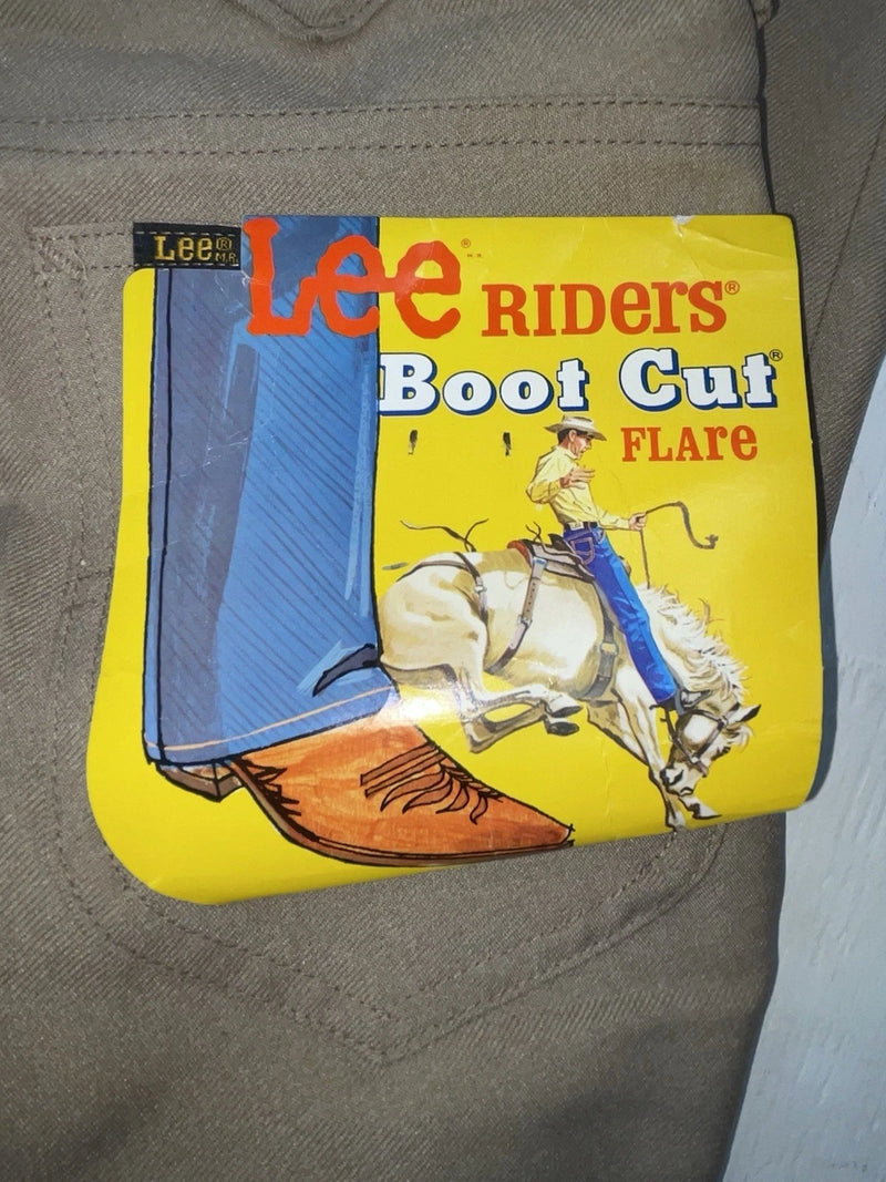 New Vintage Beige Lee Polyester Pants #2032624 OO-76