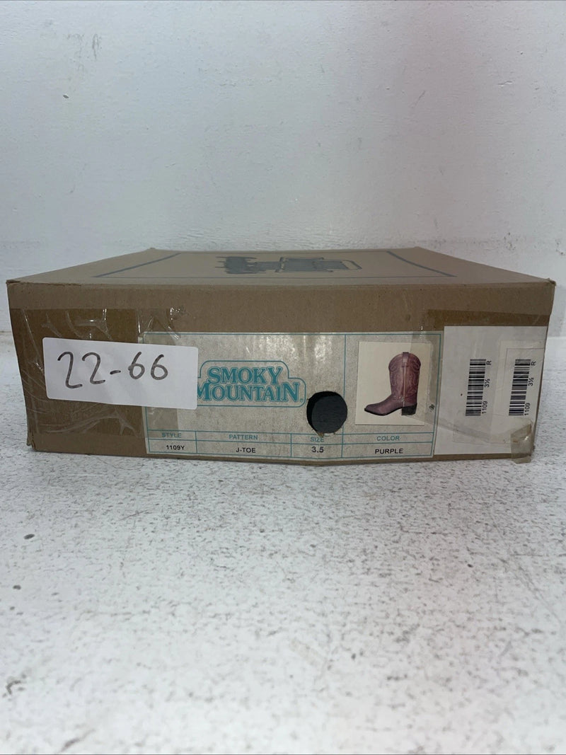 New Youth Purple Smoky Mountain Cowboy Boots. 1109 3.5 3 1/2. 22-66