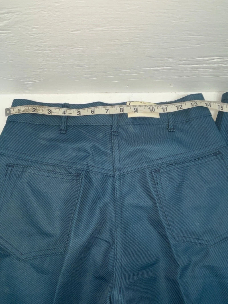 New Vintage Blue Miller Polyester Pants #2624 OO-67