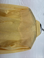 New Kids Dan River Yellow Long Sleeve Pearl Snap Size 12 CC-100