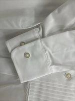 New Classix White Long Sleeve Button Up English Shirt 13-13.5 XS X-92
