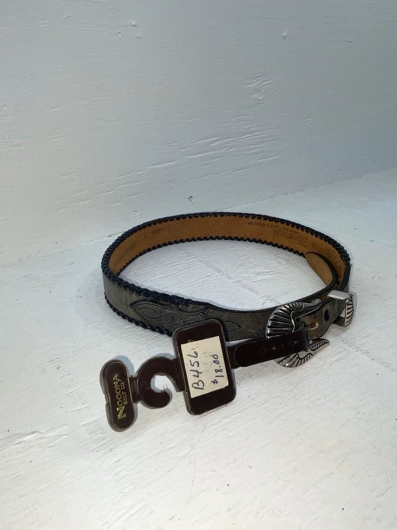 New Blue Genuine Leather Nocona Weaved 28” Belt #B456 NN-71