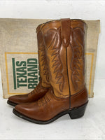 New Women’s Brown Texas Brand Cowboy Boots. L 4422 6.5 6 1/2 M. 18-4