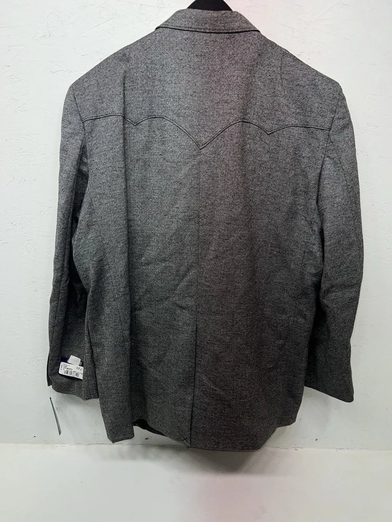New Men’s Circle S Gray Suit Jacket 56L #24244 CC-604