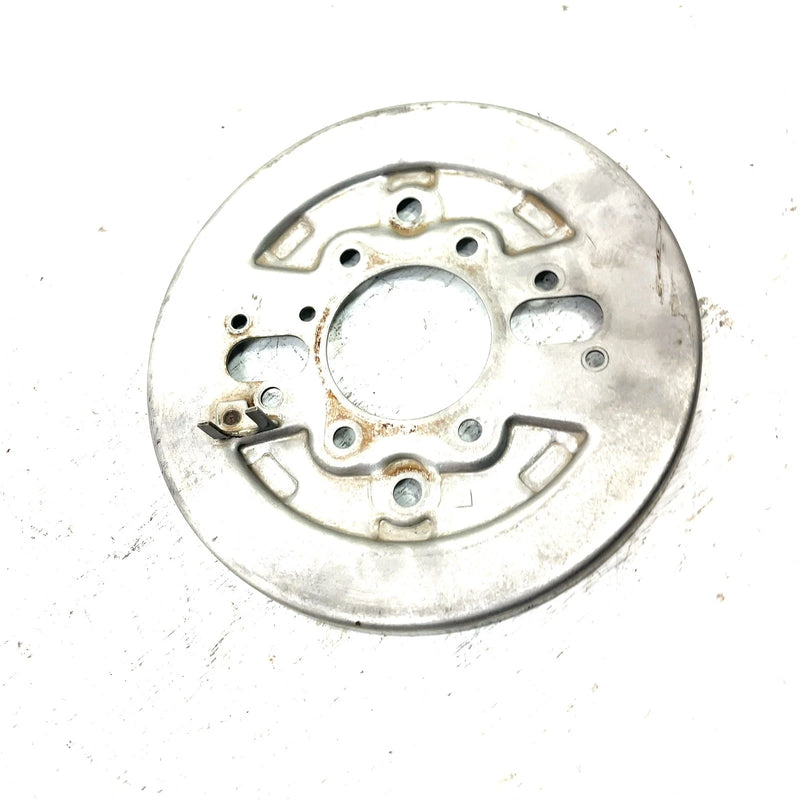 88 Honda FourTrax 300 4x4 OEM Front Left Brake Backing Plate 45120-HA7-651 AH89