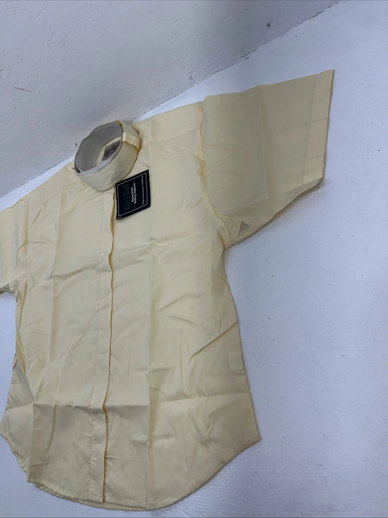 New Women’s Yellow Riders Mark Short Sleeve English Riding Shirt. 38 232710 G-28