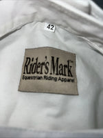 New Women’s White Sleeveless Riders Mark English Riding Shirt. 42 23-2900 G-52