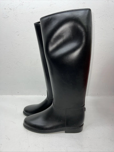 New Women’s Black Smoky Mountain Rubber English Riding Boots. 6708 7 W. 12-55