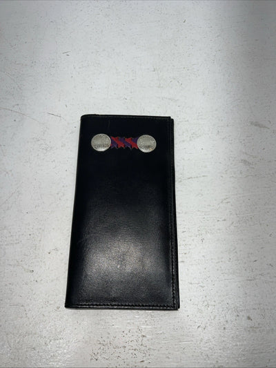New Tex Tan Black Leather Men’s Wallet P-504