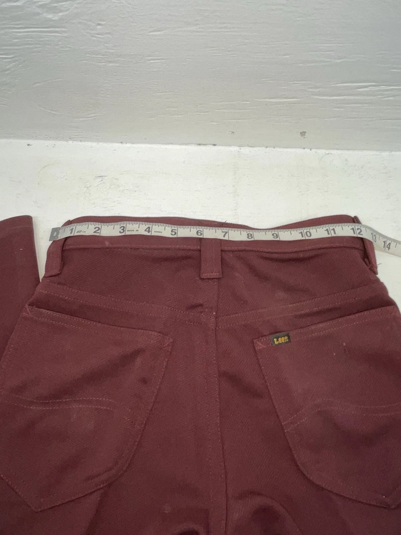 New Vintage Red Lee Polyester Pants #2004061 ZZ-89