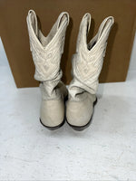 New Women’s Cream Capezio Cowboy Boots. L 467 7.5 7 1/2 M. 17-34