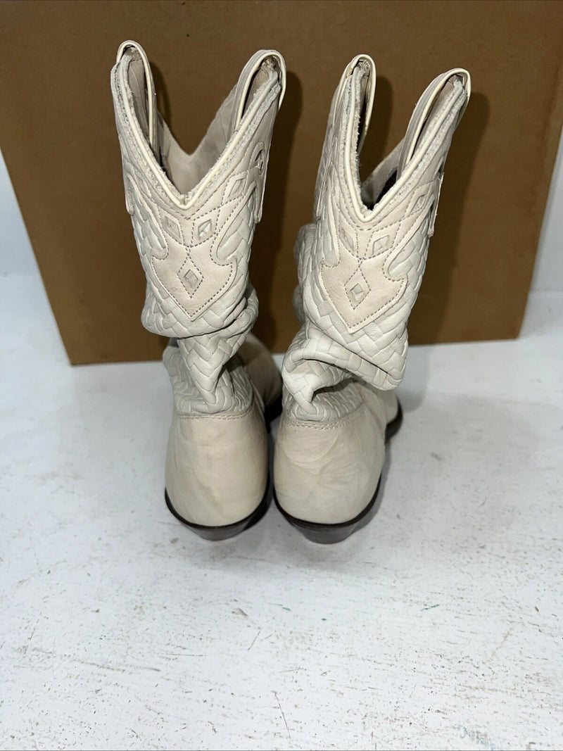 New Women’s Cream Capezio Cowboy Boots. L 467 7.5 7 1/2 M. 17-34