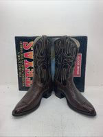 New Men’s Brown Texas Brand Cowboy Boots. 5513 10 D. 6-72