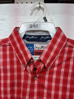 New Boy’s Wrangler Red Flannel Long Sleeve Button Up 2XL F-104