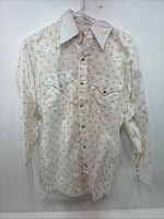 New Women’s Dickson Jenkins Floral Long Sleeve Pearl Snap 15 Large LL-88