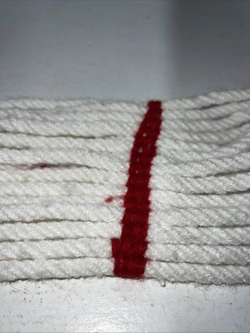 New Tough 1 White Red Mohair 24” Cinch #59-1212 BB-1