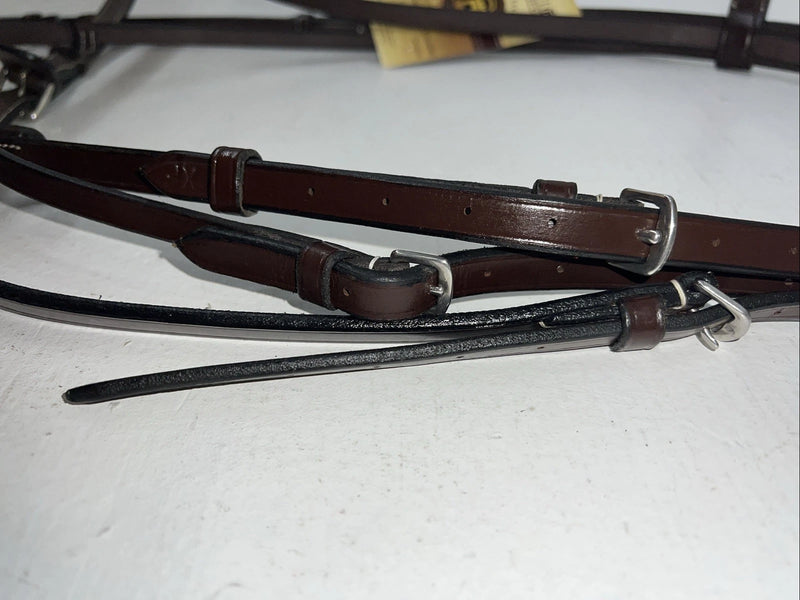 New Brown Leather Camelot Oversize English Bridle #140412 BB-45