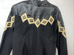New Women’s Black 1849 Authentic Ranchwear Western Show Shirt XL #3752 UU-33