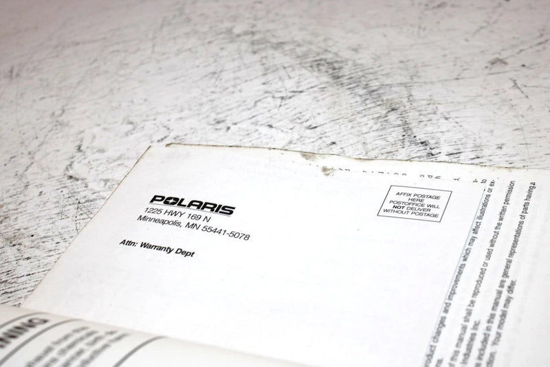 1999 Polaris 500 Xc Oem Owners Manual SP28