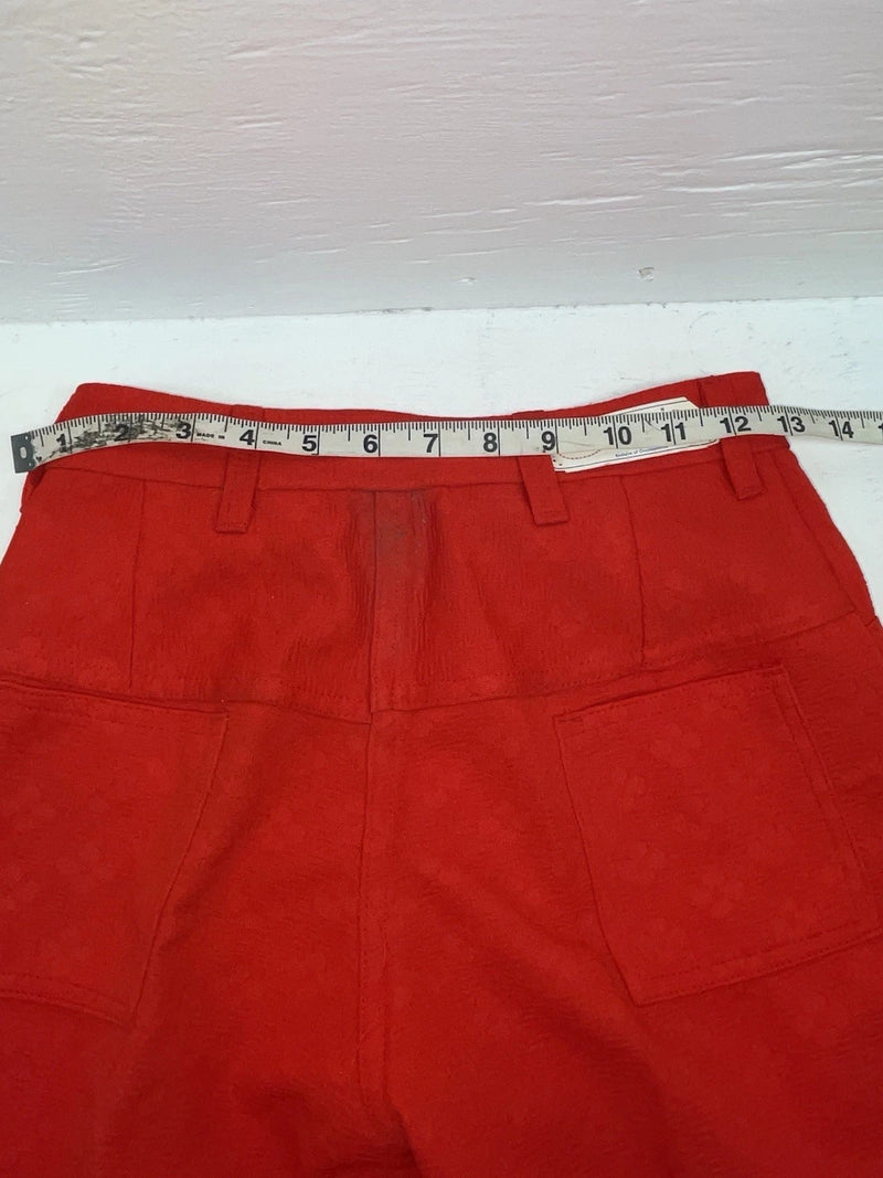 New Vintage Red Panhandle Slim Polyester Pants #8058 SS-52