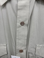 New Men’s White Horse Green Long Sleeve Pearl Snap Large CC-30