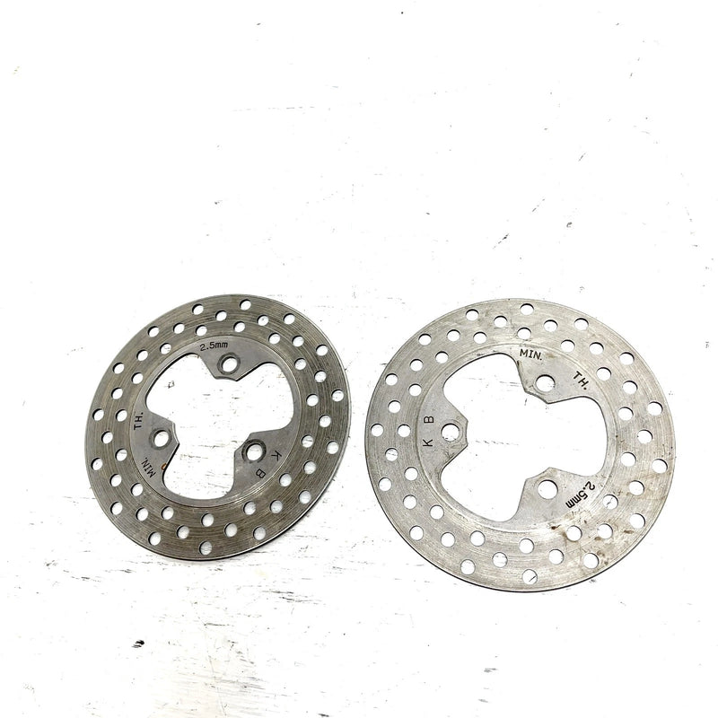 01-08 Honda Sportrax 250 TRX250 OEM Front Brake Rotor Pair 45251-HN1-003 AH83