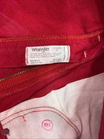 New Women’s Red Wrangler Cowboy Cut Slim Fit Denim Jeans. 9x30 N-8