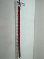 New Red Genuine Leather Nocona Stitched 32” Belt #7031 Z-35