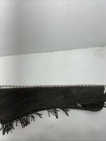 NOS Children’s Gray Show Chaps With Fringe Adjustable Waist 37” N-28