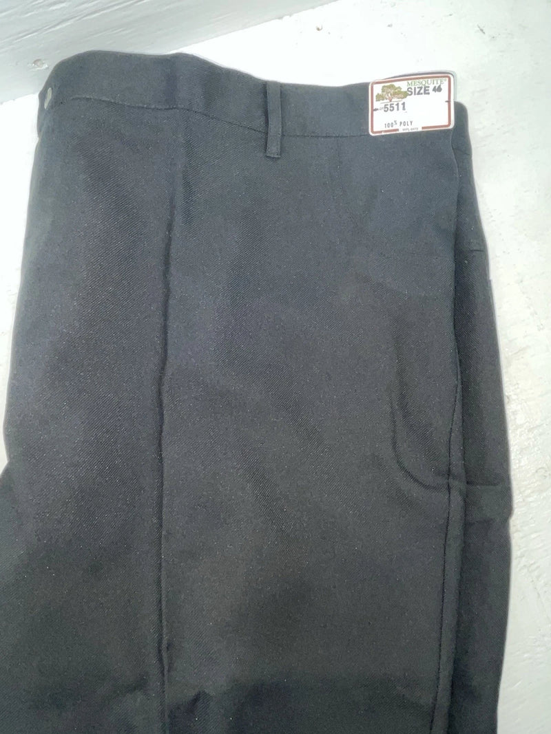 New Vintage Black Mesquite Polyester Pants #5511 XX-116