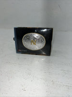 New Women’s Nocona Silver Gold “N” Belt Buckle. 37572-N A-110