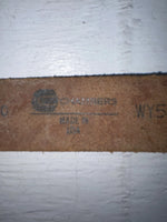 New Brown Genuine Leather Chambers Tooled 28” Belt #WY544 JJ-105